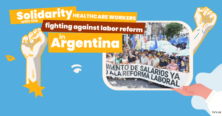Solidaridad con los profesionales de la salud en lucha contra la reforma laboral en Argentina